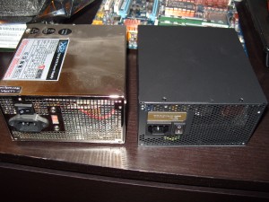 old and new power supply