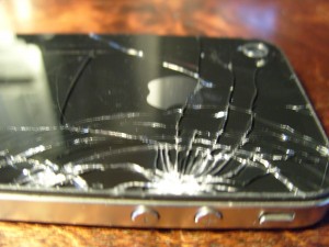 broken iphone