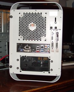 rear of computer