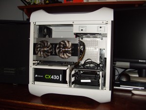 side case off of custom built computer